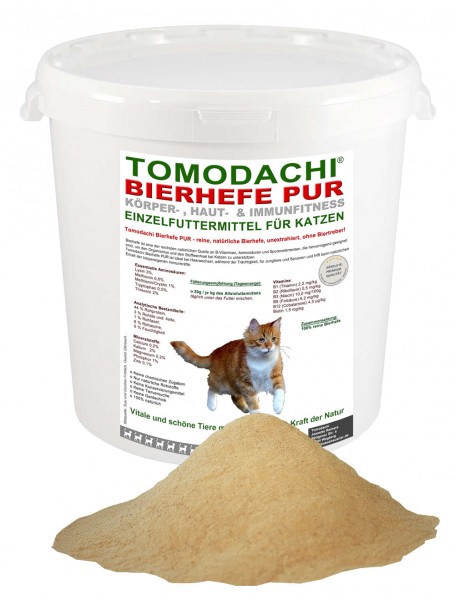 100% reine Bierhefe Katze und Hund, Bierhefe für Haut, Fell und Krallen, Bierhefe pur 3kg