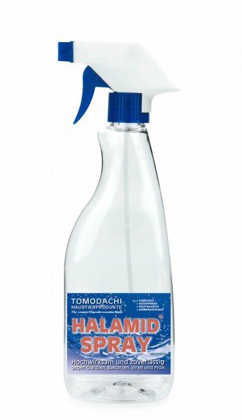 Desinfektionsmittel, Desinfektionsspray Halamid Spray gegen Viren, Bakterien, Giardien 10g / 0,5L