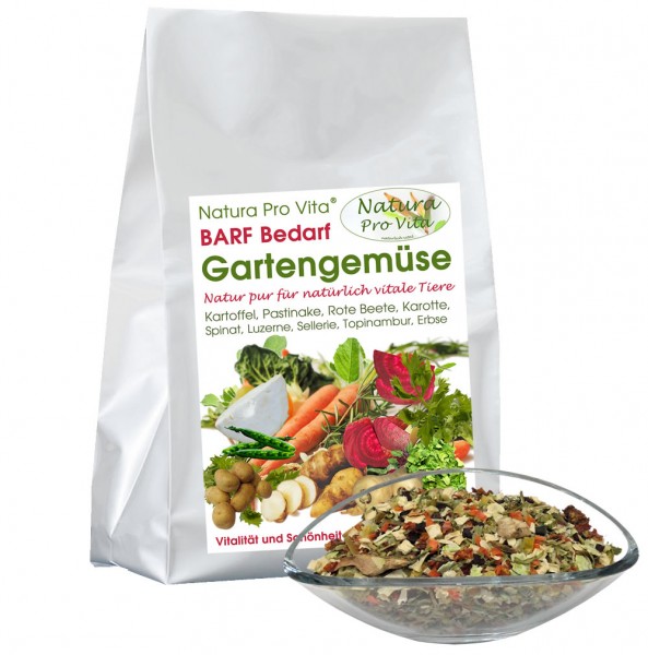 Gemüsemischung Barfgemüse Hund und Katze natürlich gesund Natura ProVita Barfbedarf GartenGemüse 5kg
