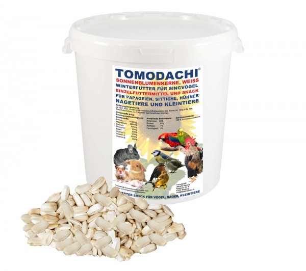 Nagerfutter, Nagersnack, Kaninchenfutter, Kaninchenbelohnung, weiße Sonnenblumenkerne 1kg
