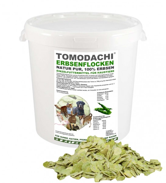 Erbsenflocken Katze, Ergänzungsfutter, kalorienarm, proteinreich, vitaminreich, Diätfutter 1kg