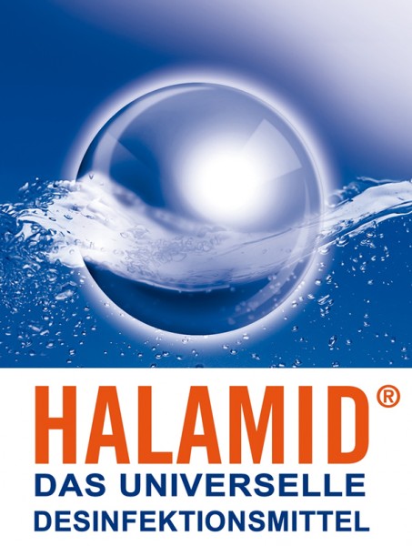 Halamid/ Chloramin-T gegen Bakterien, Viren, Pilze und Giardien, 2kg Eimer