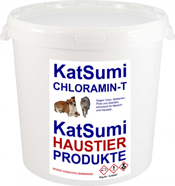 Giardien bei Hund und Katze - Nein danke!!! Chloramin-T von Katsumi beseitigt Giardien effektiv, 1kg